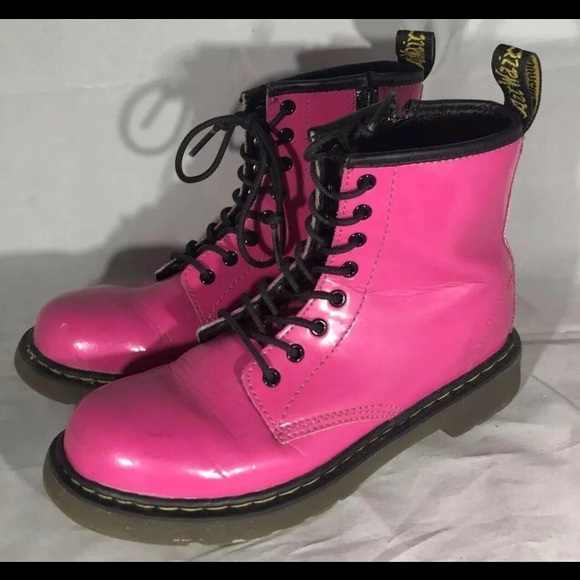 Pink Doc Martins - Picture 3 of 12